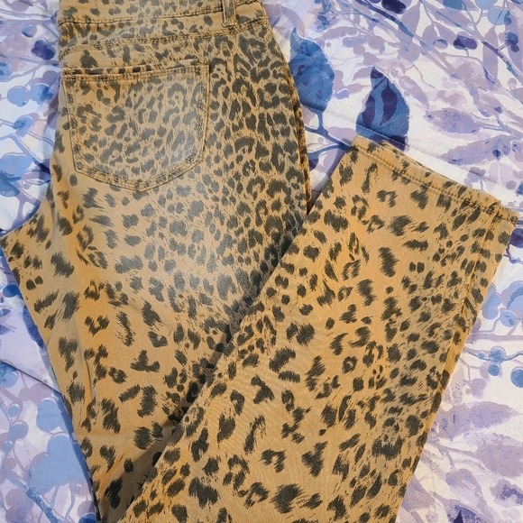 Vanilla Star Denim - Leopard Print Jeans